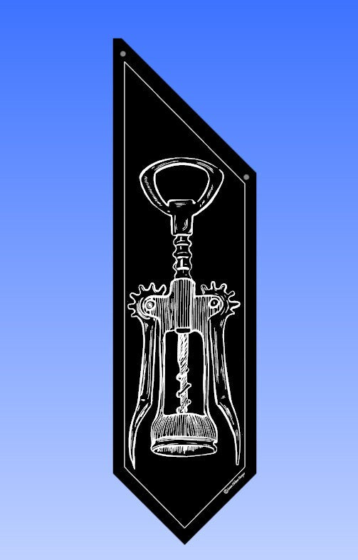 WINE STORE flags * Four designs * double sided * heavy weight canvas * pole & bracket included * Wine Tasting * corkscrew