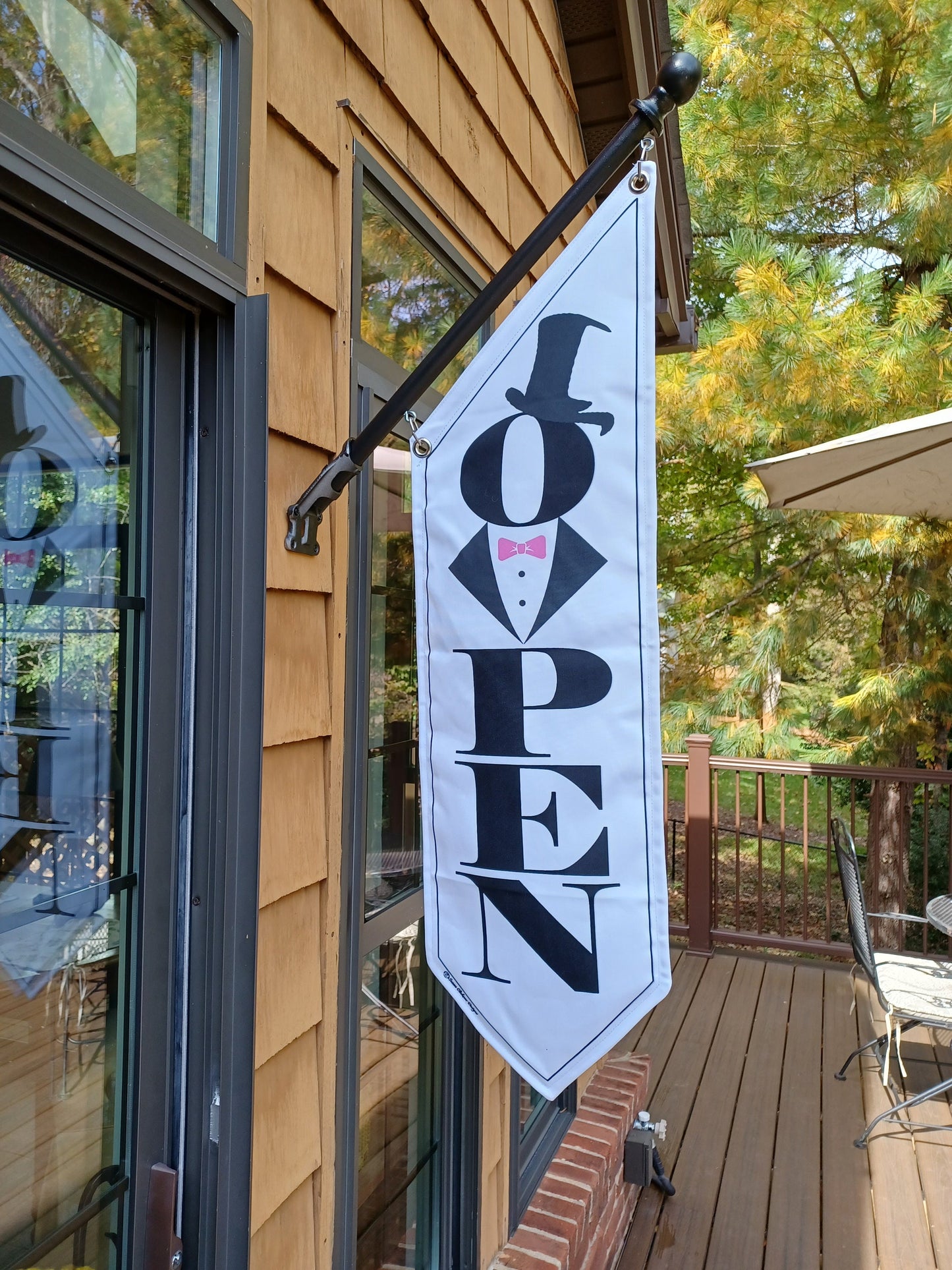 BRIDAL and TUXEDO WEDDING flags * Two designs * double sided * heavy weight canvas * pole & bracket included *Bridal shop